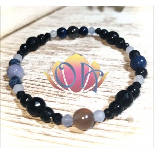 PULSEIRA BOHO HOLISTIC - AZUL PROFUNDO
